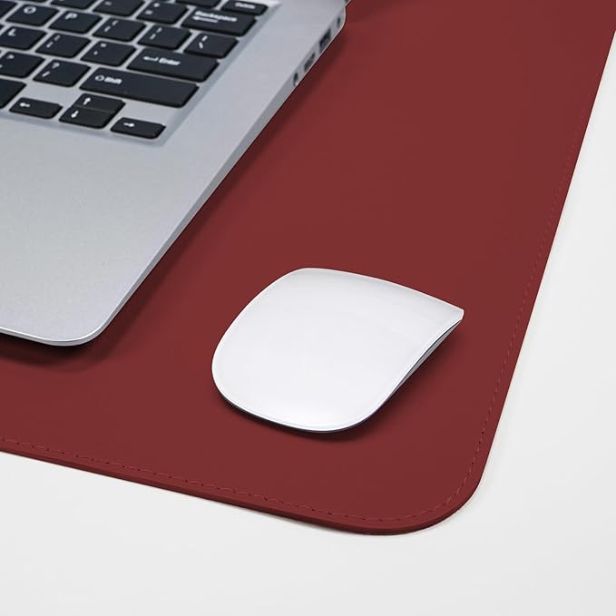 Desk Mat 47" x 23.7" Leather Desk Pad Protector — view 6