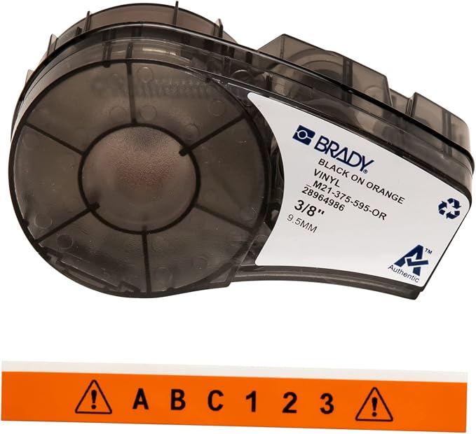 Brady Authentic All-Weather Vinyl Label