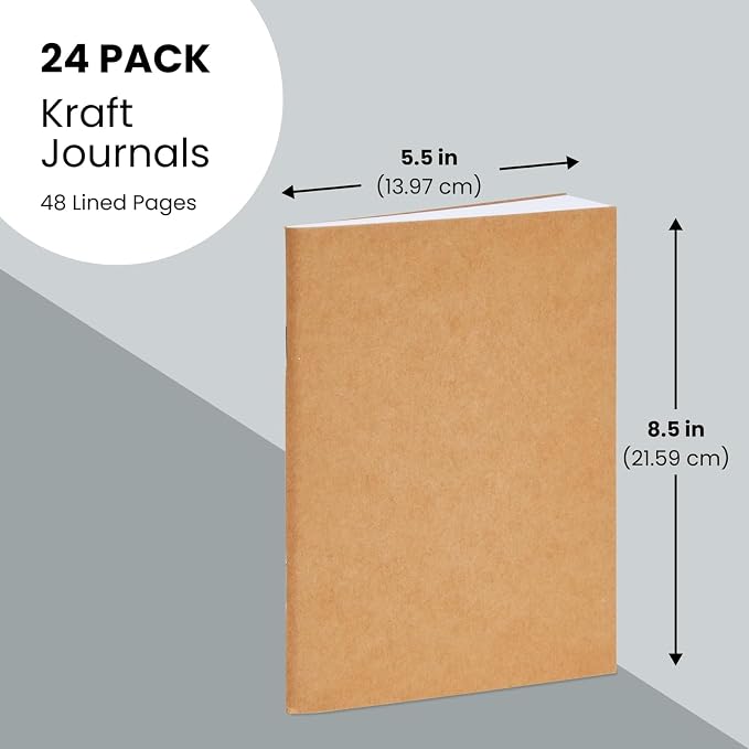 Lined Kraft Journals 24 Pack — view 3