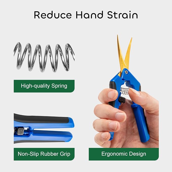 GROWNEER 3 Packs 6.5 Inch Pruning Shears — view 5