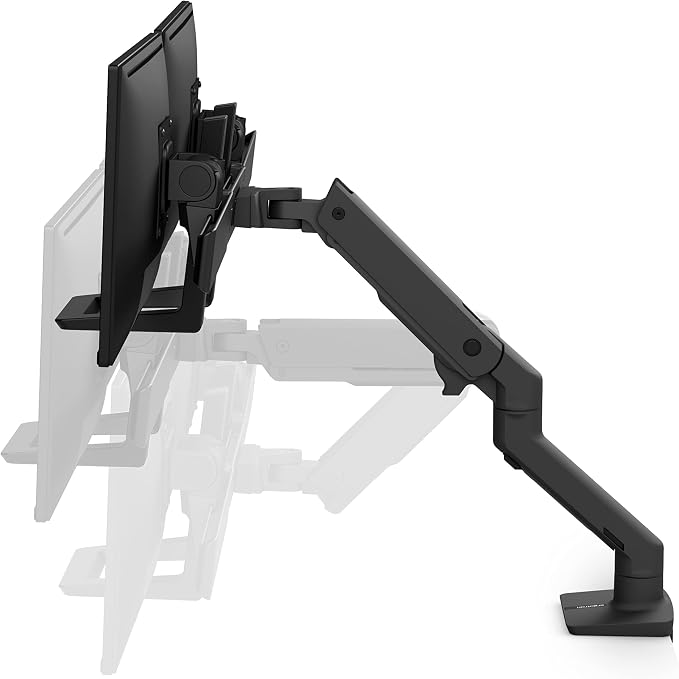 Ergotron – HX Dual Monitor Arm, VESA Desk Mount – — view 3