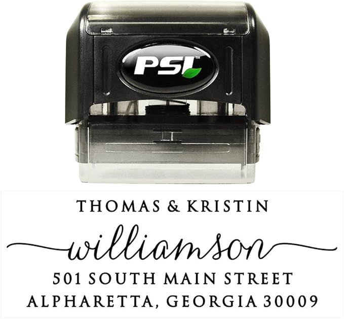 PrettySweetParty Self Inking Return Address Stamp — view 2