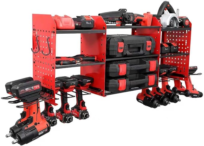 Large Power Tool Organizer Wall Mount