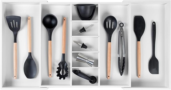KitchenEdge Adjustable Kitchen Drawer Organizer