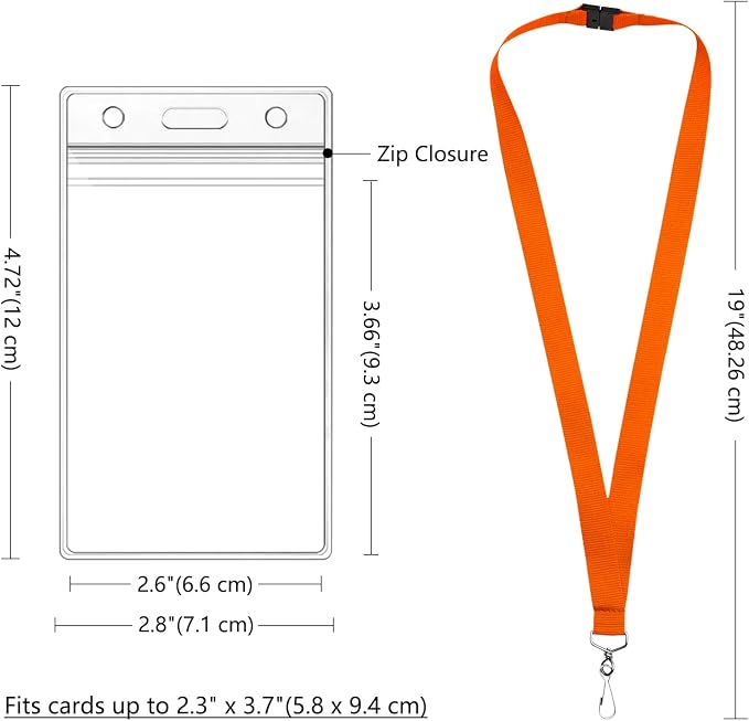 24-Pack Rainbow Breakaway Lanyards — view 3
