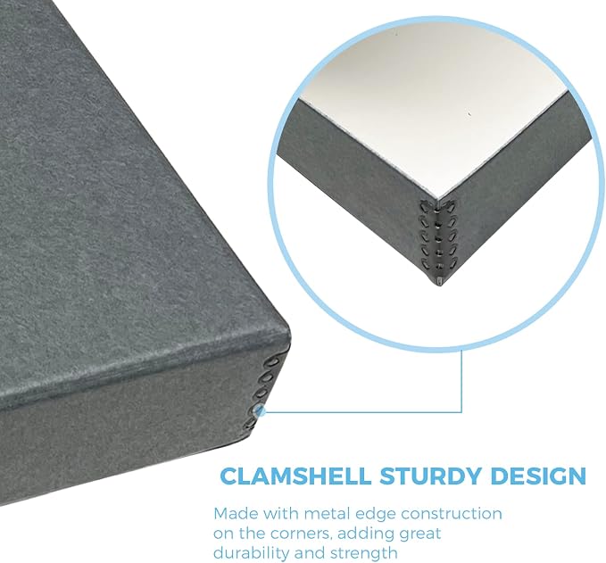 Lineco Folio Storage Box, Clamshell Design — view 4