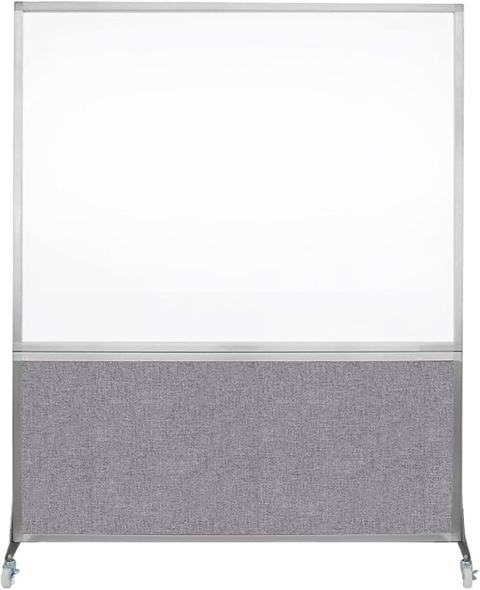 DivideWrite Mobile Whiteboard | Double Sided Dry Erase Board | Portable Office