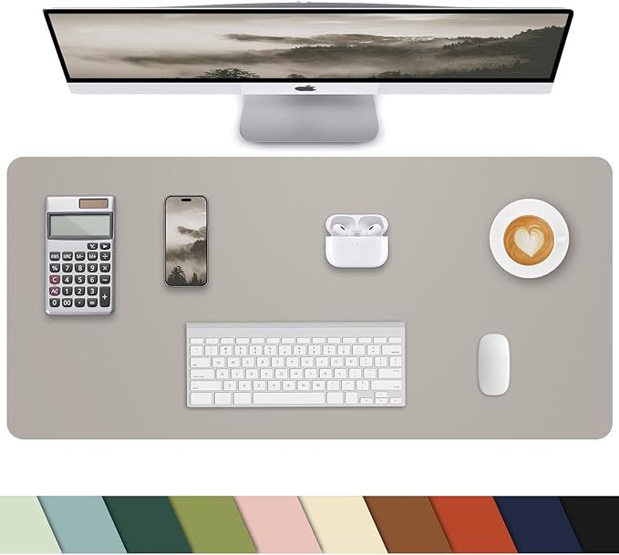 Leather Desk Protector, Laptop Mat