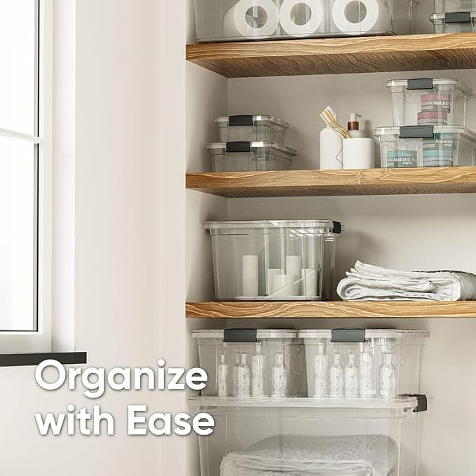 Superio Clear Storage Bins — view 5