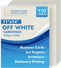 MOS Off-White Cardstock Paper 11 x 14 Inch — Heavyweight Poster Board Card Stock