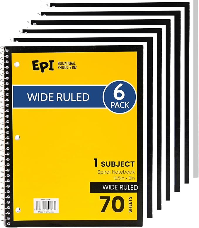 EPI Spiral Notebook | Wide