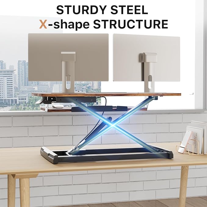 JOY worker Standing Desk Converter, Desktop Workstation Riser — view 7