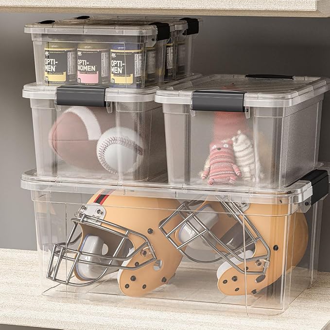 Superio Clear Storage Bins — view 7