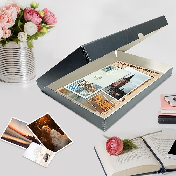 Lineco Folio Storage Box, Clamshell Design — view 7