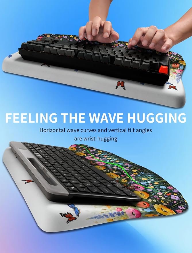KUOSGM Ergonomic Wave Wrist Rest — view 4