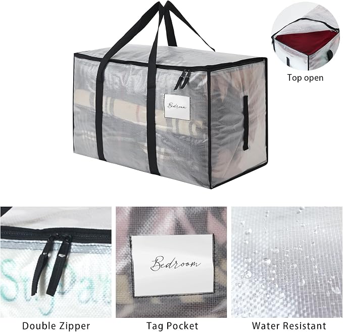 PWRSC Heavy Duty 93L Stackable Storage Bins — view 2