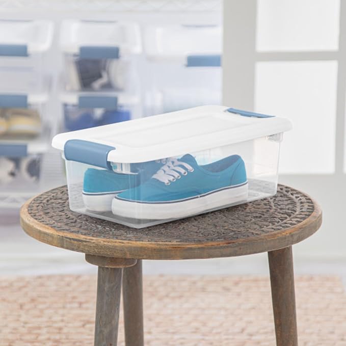 Sterilite 48-Pack Latching Box, Under Bed Storage Bins — view 9