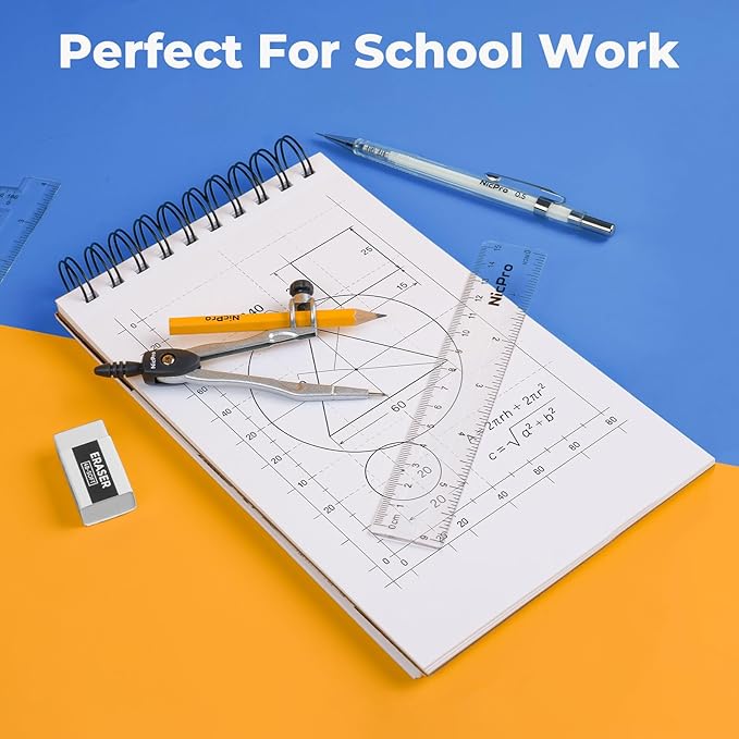 Nicpro 22 PCS Compass Geometry Tools — view 6