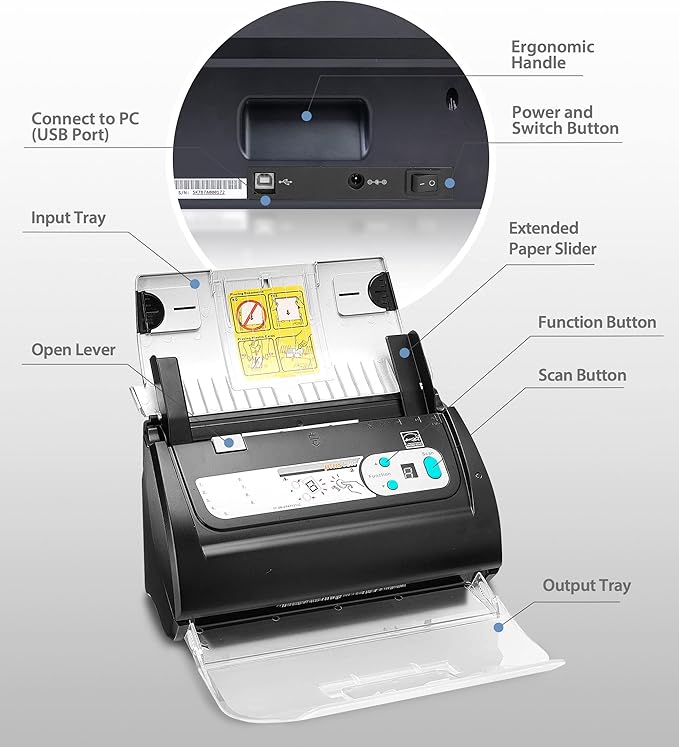 Plustek PSD300 Plus Document Scanner — view 5