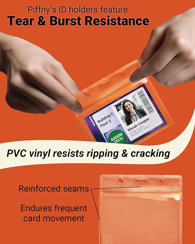 Clear ID Holder for Lanyard — view 4