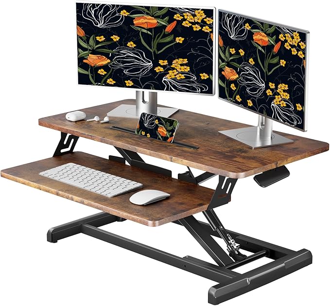 JOY worker Standing Desk Converter, Desktop Workstation Riser