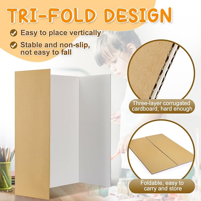 8 PCS Trifold Poster Board — view 5