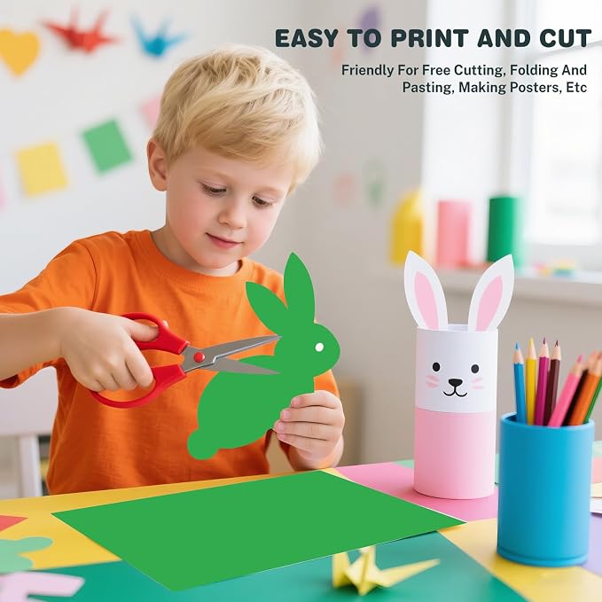 Cardstock 8.5 X 11, 40 Sheets, Christmas Green Card Stock, 75lb/ 180gsm — view 5
