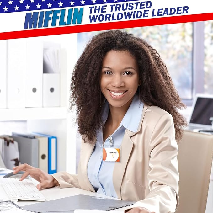 Mifflin-USA Horizontal No Zip Card Protector — view 6