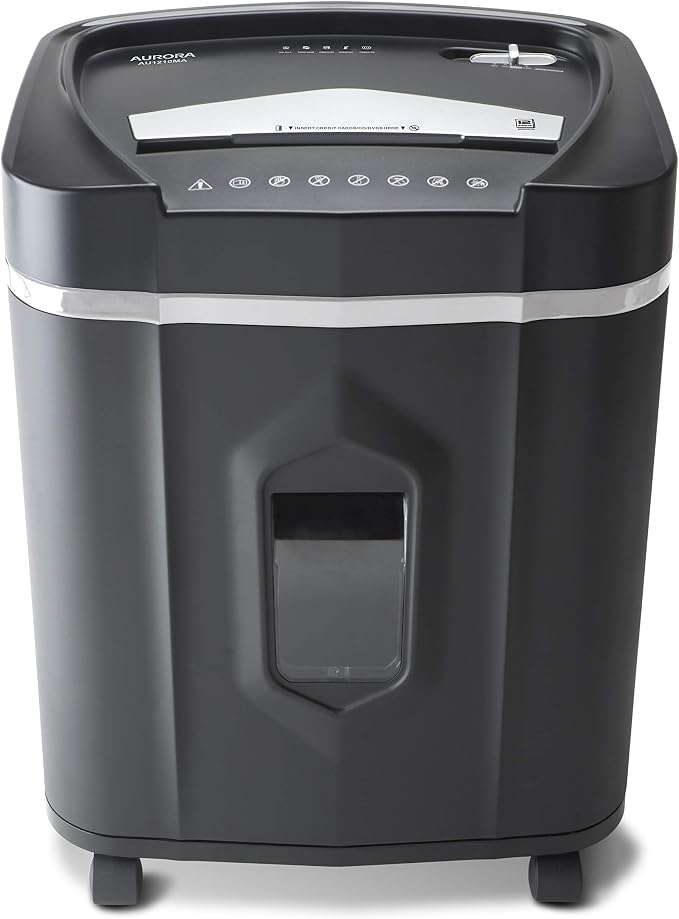 Aurora AU1210MA Professional Grade High Security 12-Sheet Micro-Cut Paper/CD — view 6