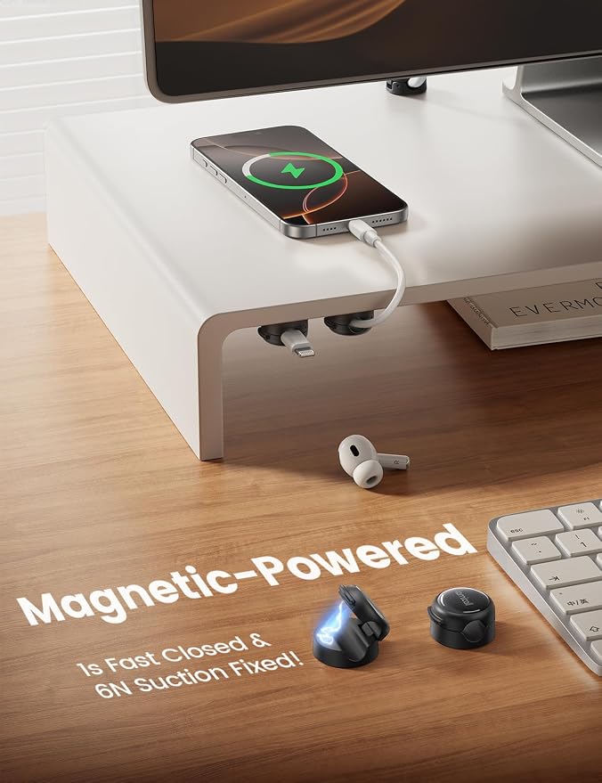 12Pack Magnetic Cord Organizer Cable Clips — view 2