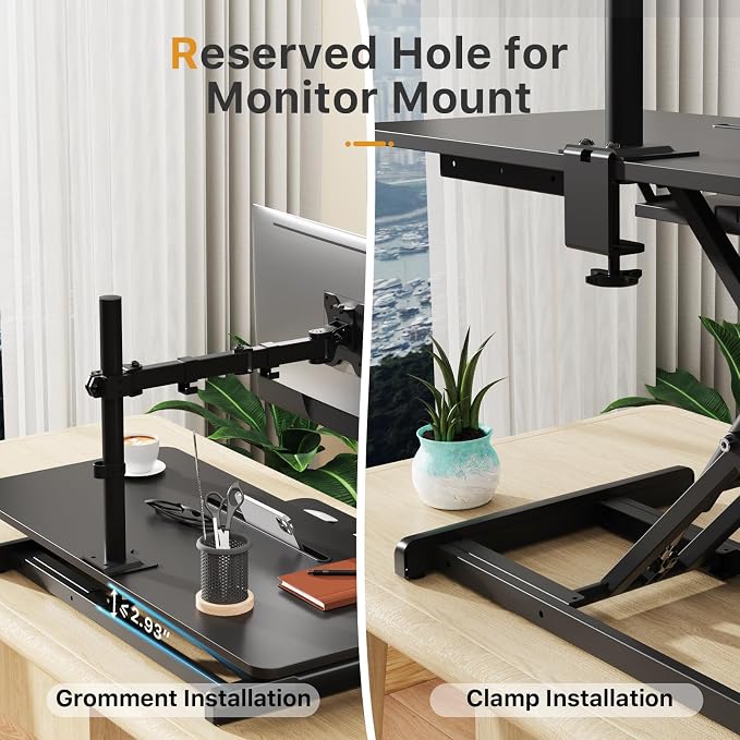 JOY worker Standing Desk Converter, Desktop Workstation Riser — view 7