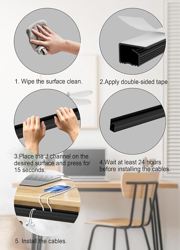 Under Desk Cable Management — view 5