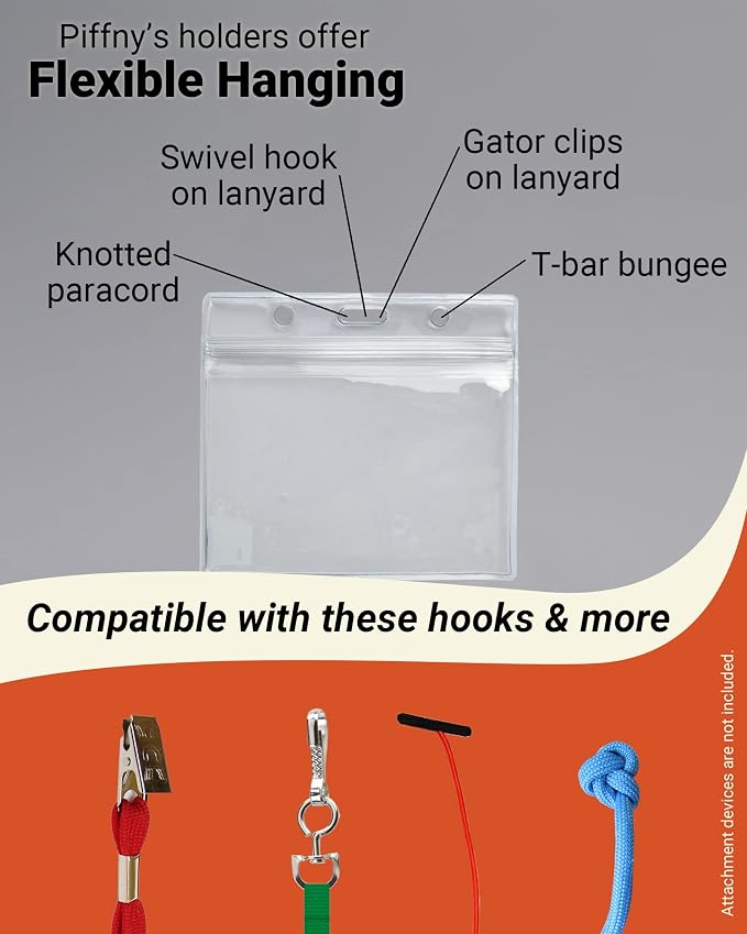 Clear ID Holder for Lanyard — view 6