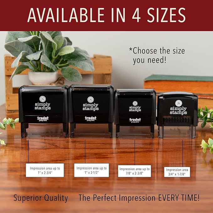 Self Inking Modern Address Stamps | Custom Return Address Stamper — view 4