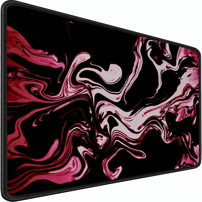 Gaming Mouse Pad, 31.5x15.7 inch Large Extended Computer Keyboard Mouse Mat