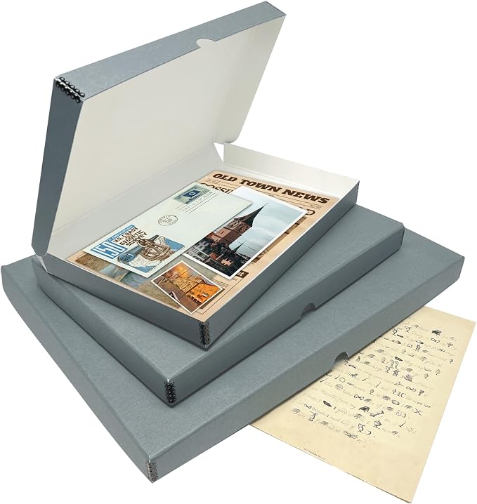 Lineco Folio Storage Box, Clamshell Design — view 5