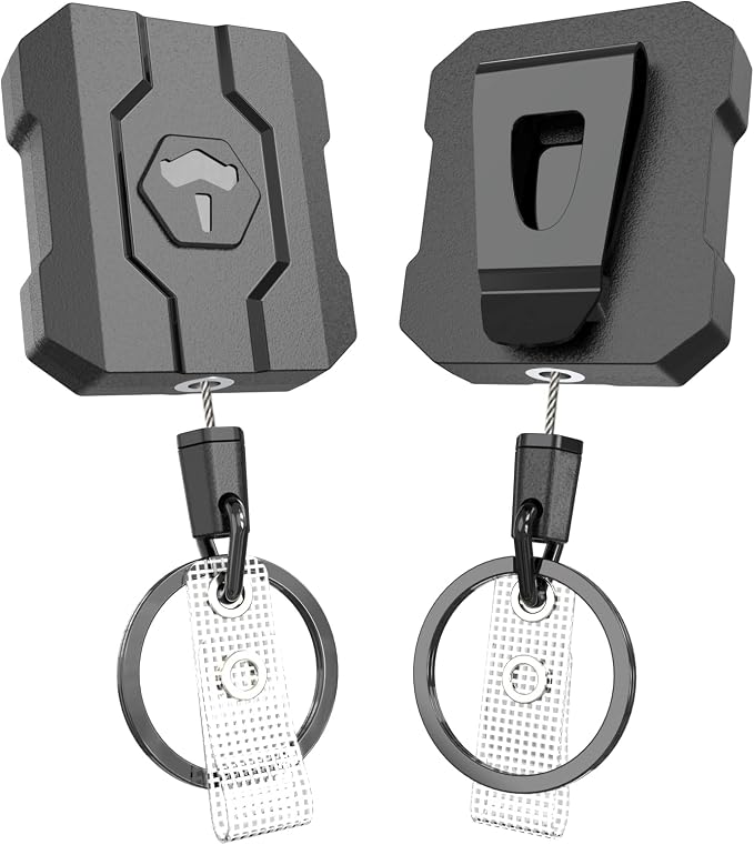 Retractable Keychain Badge Holder