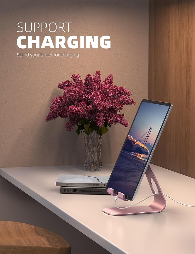 Lamicall Tablet Stand, Adjustable Tablet Holder — view 4