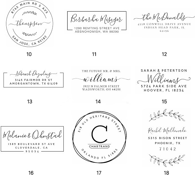 LOMENTICSCustom Self Inking Return Address Stamp, Make Return Addressing Easy — view 2