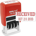 MaxMark Self-Inking Rubber Date Office Stamp