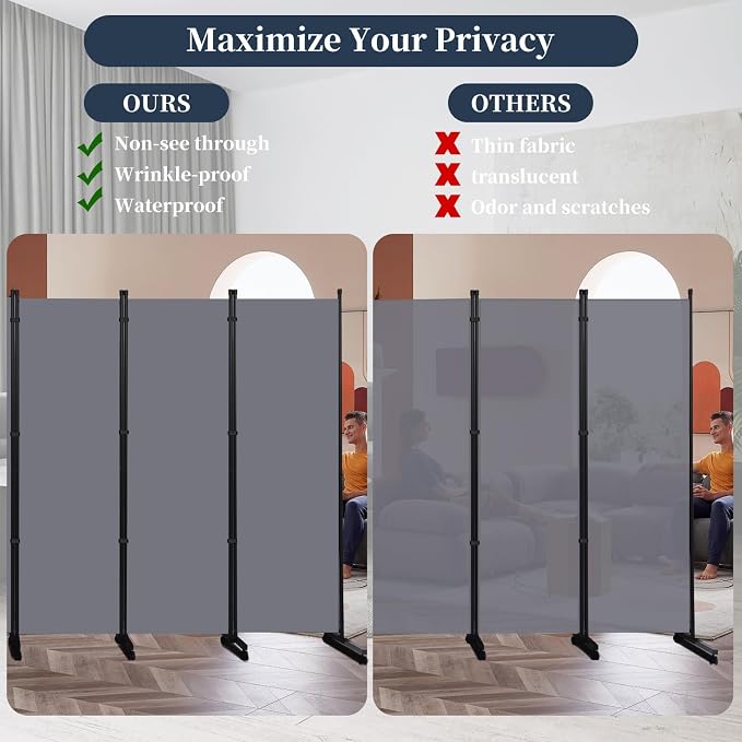 Room Divider Folding Privacy Screens — view 3