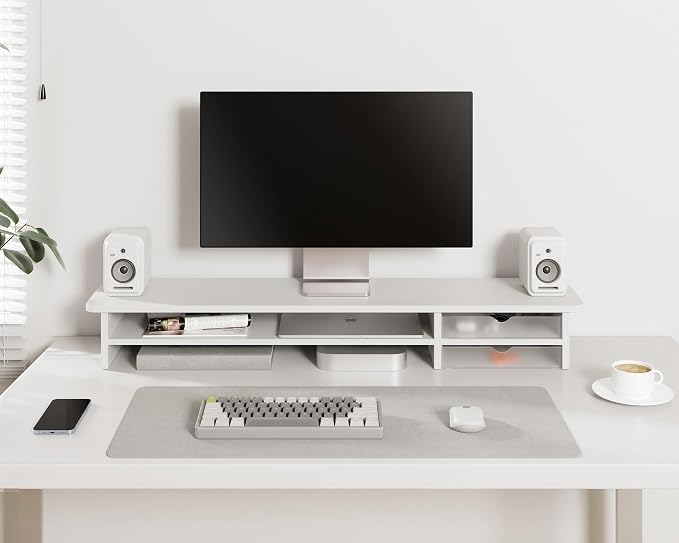 Fenge Monitor Stand, Dual Monitor Riser, 42.5inch Large Desk Computer Monitor — view 3