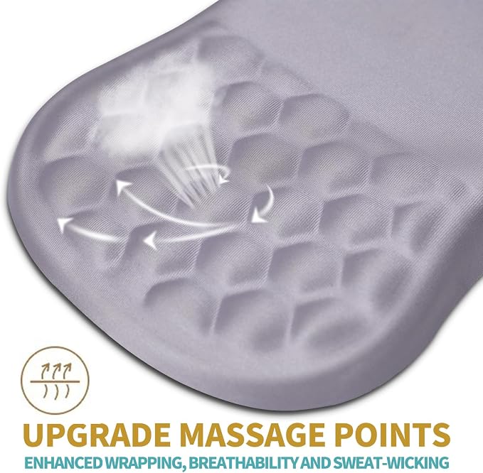 Hokafenle Ergonomic Mouse Pad Wrist Support — view 2