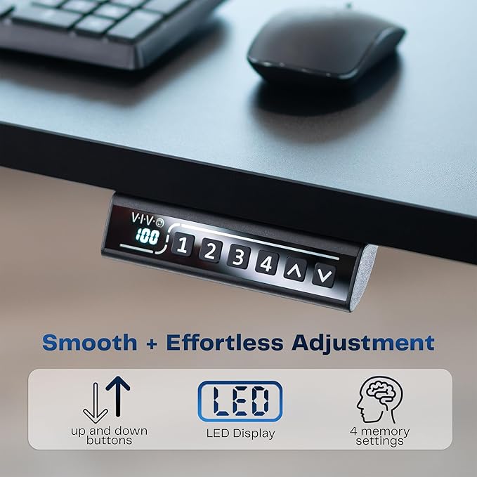 VIVO Electric 71 x 36 in Standing Desk, Memory Height Adjustment, 1B Series — view 6