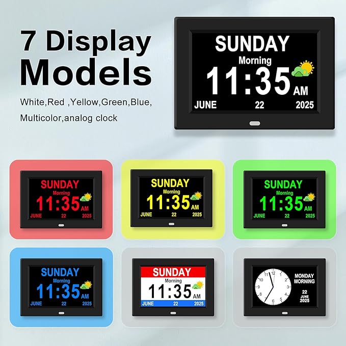 10'' Large Display Digital Alarm Clock — view 3