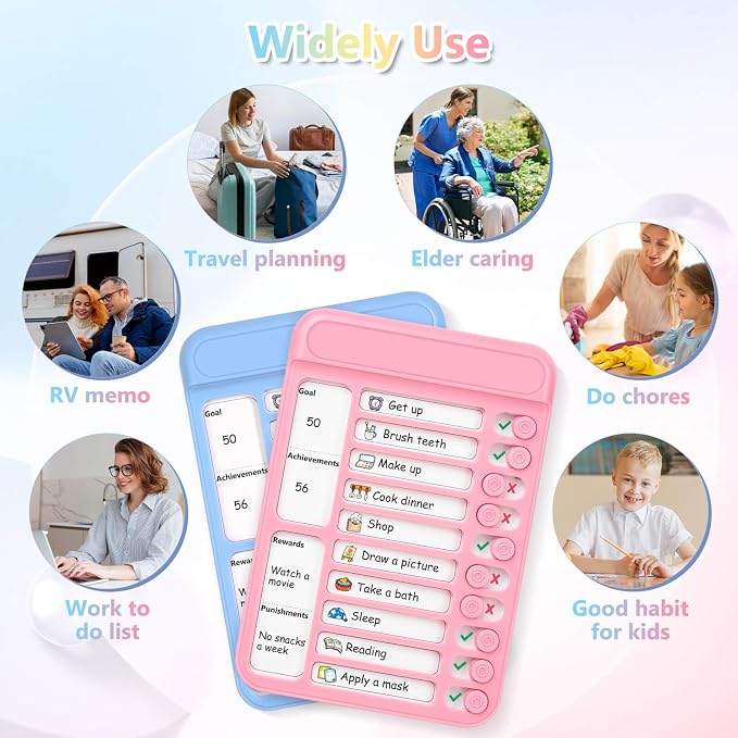 Audab 2Pcs Dry Erase Chore Chart — view 6
