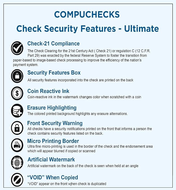 Compuchecks Check on Top Blank Check Paper — view 5