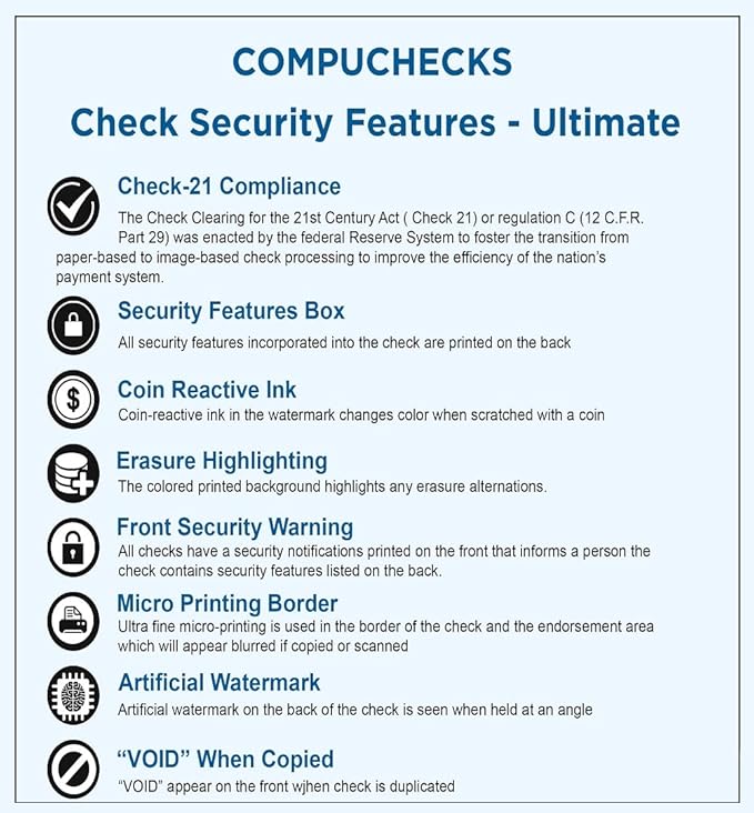 Compuchecks Check on Top Blank Check Paper — view 5