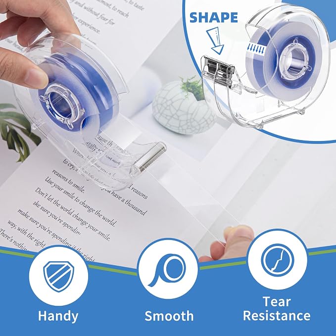 JEFURE 8 Pcs Transparent Tape — view 4
