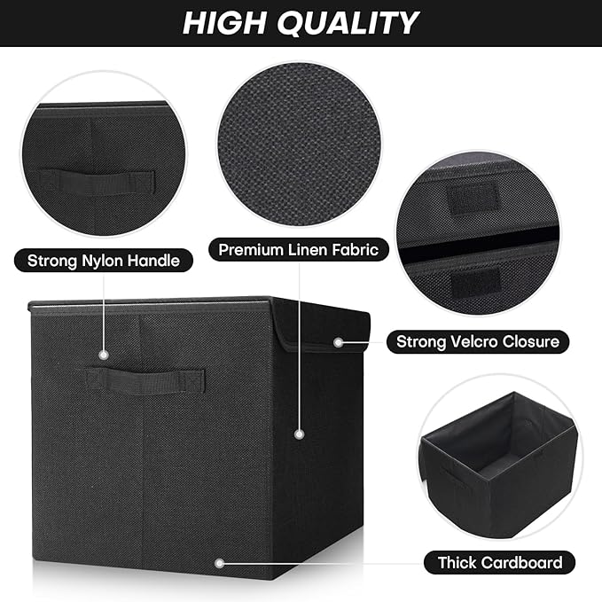 Bagnizer Large 17" 42 Quarts Collapsible Stackable Storage Bins — view 5